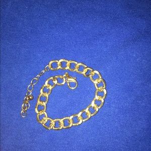 Gold (costume) chain link bracelet
